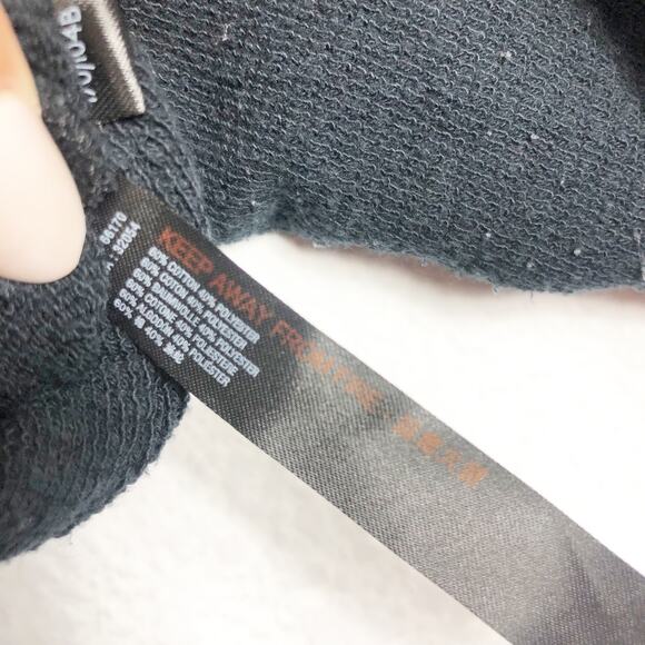 Free People Beach Mercer Textured Side Vent Tunic Top Large Black Loungewear - Picture 6 of 13